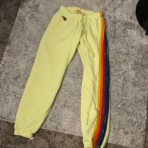 Aviator Nation yellow sweatpants